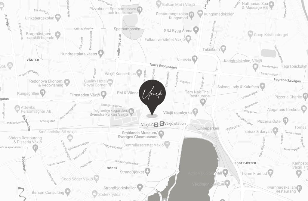 Hitta till Unik Frisör Växjö